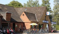 Unser Geschäft, mal bei gutem Wetter